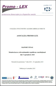 Referendum 2010 raport final