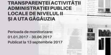 RAPORT 1 Monitorizarea Transparenței Activității  Administrației Publice Locale de Nivelul II și a UTA Găgăuzia
