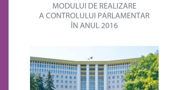 Monitorizarea modului de realizare a controlului parlamentar în anul 2016
