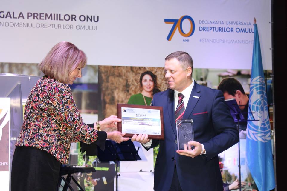 Asociația Promo-LEX, premiată pentru a patra oară la Gala anuală a Premiilor ONU!