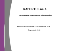Raport nr. 4 | Misiunea de Monitorizare a Întrunirilor Publice, în perioada 1 – 30 noiembrie 2018
