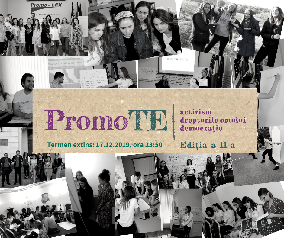 Termen extins – Asociația Promo-LEX lansează a doua ediție a Programului PromoTE