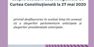 OPINIE SCRISĂ a Asociației Promo-LEX asupra Sesizării 83b, înregistrată de Curtea Constituțională la 27 mai 2020