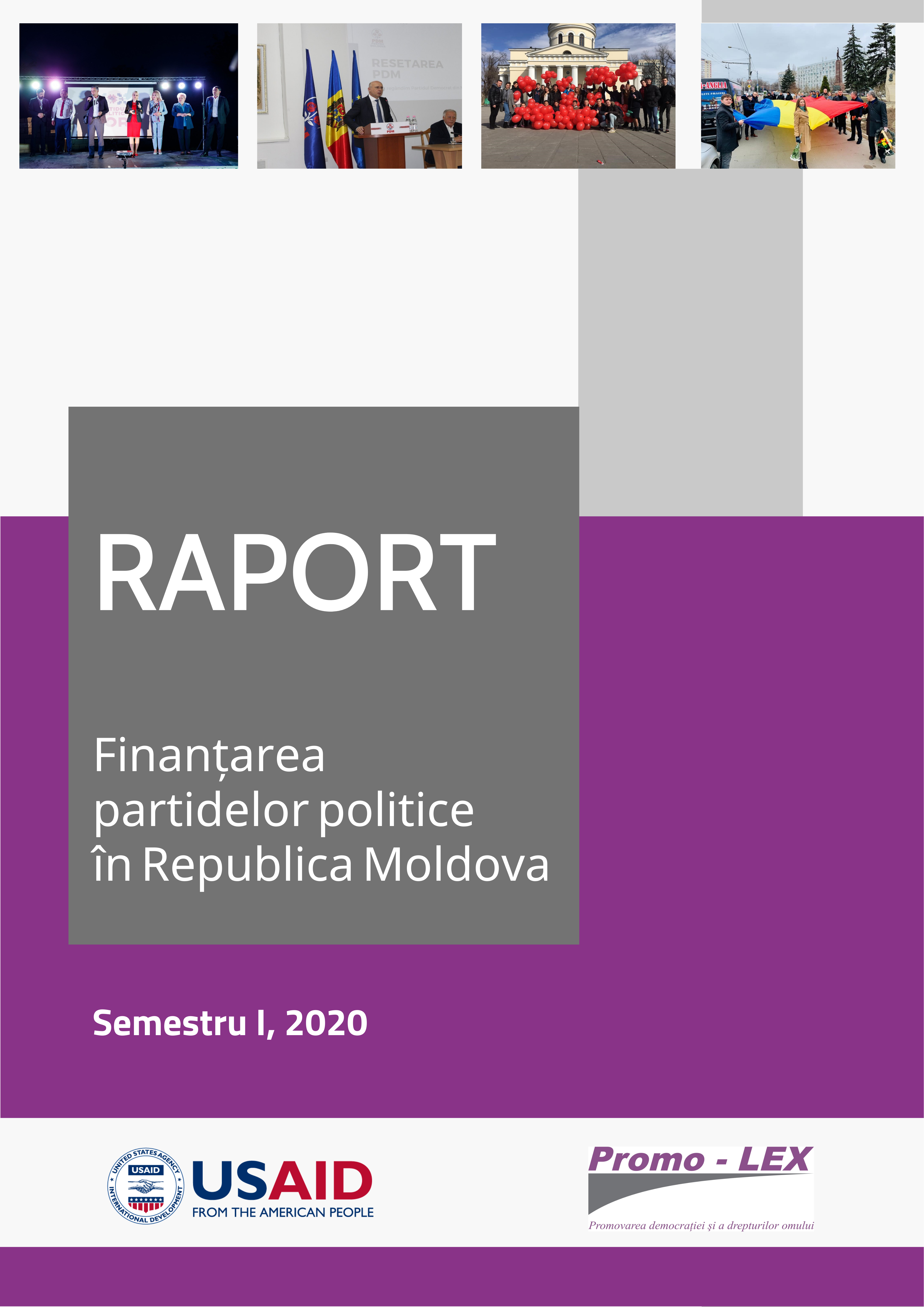 Raport | Finanțarea partidelor politice în Republica Moldova. Semestru I, 2020