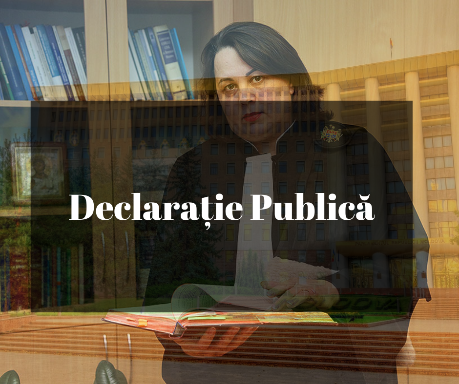 DECLARAȚIE PUBLICĂ  Refuzul Parlamentului de a o numi pe doamna Viorica PUICA la Curtea Supremă de Justiție contravine legii și subminează eforturile de a edifica o justiție independentă și profesionistă în Republica Moldova