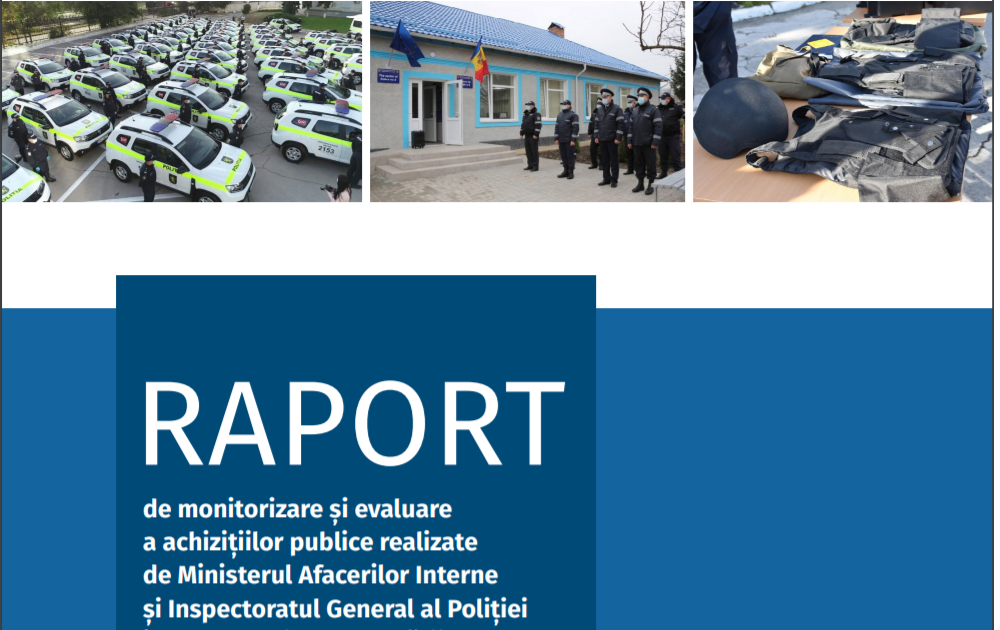 Constatări și recomandări Promo-LEX în contextul monitorizării achizițiilor publice aferente Strategiei de Dezvoltare a Poliției