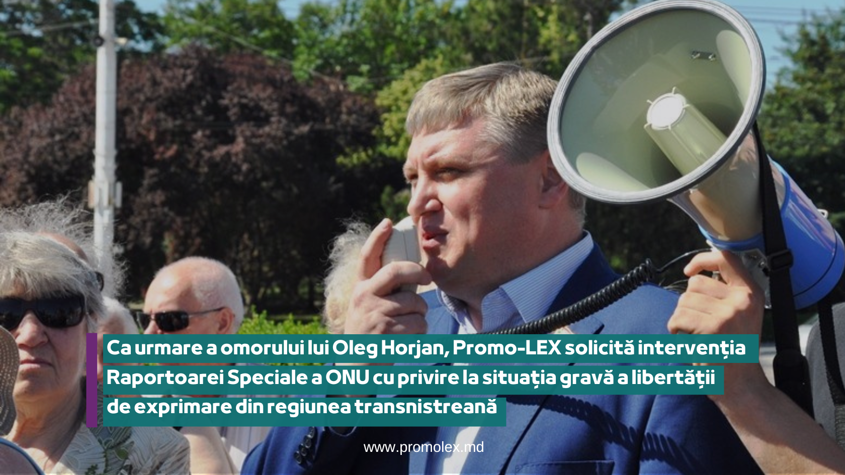 Ca urmare a omorului lui Oleg Horjan, Promo-LEX solicită intervenția Raportoarei Speciale a ONU cu privire la situația gravă a libertății de exprimare din regiunea transnistreană
