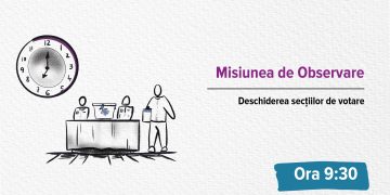Misiunea Promo-LEX de Observare a alegerilor parlamentare din 28 septembrie 2025: Deschiderea secțiilor de votare  