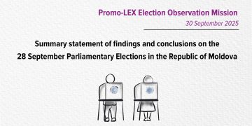 Promo-LEX Election Observation Mission: Summary statement of findings and conclusions on the September 28 Parliamentary Elections in the Republic of Moldova