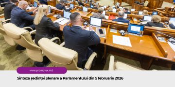Sinteza ședinței plenare a Parlamentului din 5 februarie 2026