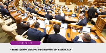 Sinteza ședinței plenare a Parlamentului din 2 aprilie 2026