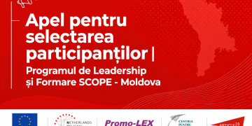 Apel pentru selectarea participanților | Programul de Leadership și Formare SCOPE – Moldova