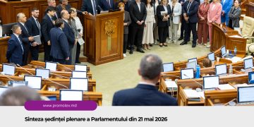 Sinteza ședinței plenare a Parlamentului din 21 mai 2026
