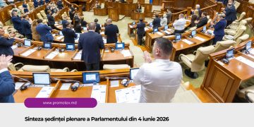 Sinteza ședinței plenare a Parlamentului din 4 iunie 2026