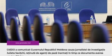 CtEDO a comunicat Guvernului Republicii Moldova cauza jurnalistei de investigație Julieta Savițchi, reținută de agenți de pază înarmați în timp ce documenta averea unui politician